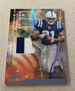2009 Playoff Absolute Memorabilia Star Gazing #28 Donald Brown Colts/50 - Imagen 1 de 2