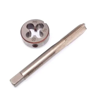 HSS M9 x 1.25mm Plug Tap & M9 x 1.25mm Die CNC Metric Taper Thread Right Hand - Picture 1 of 7