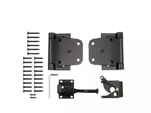 Kit de bisagras y pestillos ajustables de cierre automático Everbilt con herrajes 13534 - Imagen 1 de 8