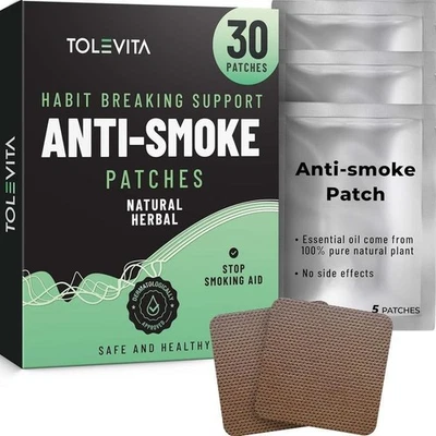 Anti-Smoke Herbal Patches 7 Mg | Quit Smoking Patches to Help Reduce Cravings | - Image 1 of 4