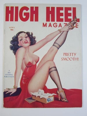 High Heel Magazine Vol. 1 #1,  April 1937  FN-  Pin-ups! 1st Issue! Scarce! - Image 1 of 4