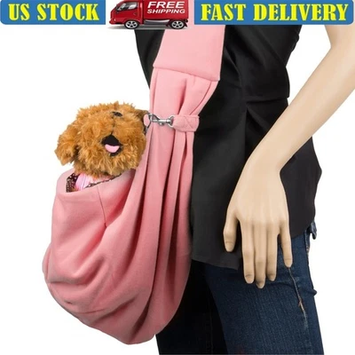 Mochila con cabestrillo ajustable para perros pequeños gatos cómoda manos libres bolsa para mascotas Foto 1 de 4