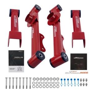 Brazos de control traseros tubulares superiores e inferiores con herrajes para Ford Mustang 1979-2004 - Imagen 1 de 13