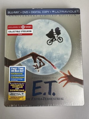 E.T. The Extra-Terrestrial 2012, Blu-ray Set, Steelbook, Target Exclusive Sealed - Image 1 of 2