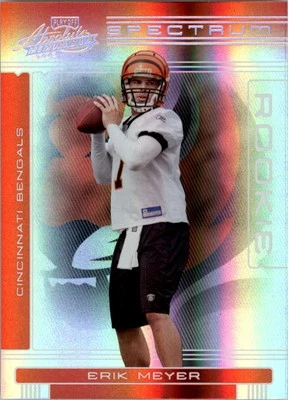 2006 Absolute Memorabilia Spectrum Silver #153 Erik Meyer /100 - FB - Image 1 of 2