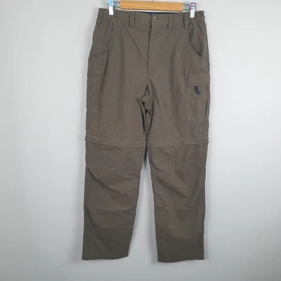 Berghaus Pantalones con Cremallera Para Hombres W32 L32 Caqui Verde Convertible Senderismo Caminar Foto 1 de 4