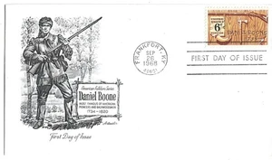 1968 FDC, DANIEL BOONE, ARTMASTER - Picture 1 of 1