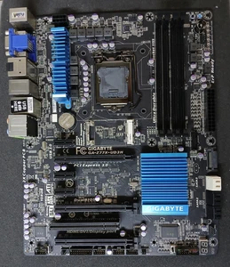 GIGABYTE GA-Z77X-UD3H (Rev. 1.1), Mainboard Intel Sockel LGA 1155 (3011) - Bild 1 von 5