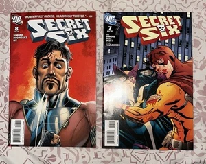 Secret Six No. 7 & 8 (2 Comics) DC Comics 2009 CATMAN HUNTRESS DEADSHOT - Picture 1 of 1