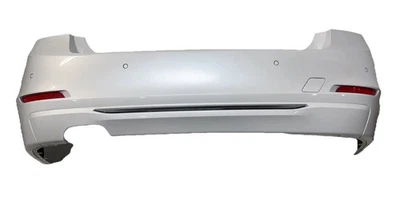 2012-2015 BMW F30 320i 328i 328d 328ix оригинальный OEM задний бампер с PDC белый - Изображение 1 из 4