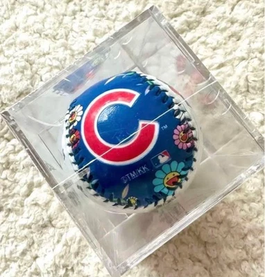 MLB Tokyo Series Takashi Murakami 2025 Rawlings Replica Ball Chicago Cubs Japan - Image 1 of 4