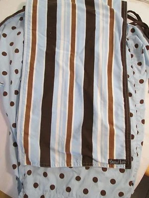 Trend Lab Max Dot Hamper Fabric & Mesh Liner Only Blue Brown NO FRAME VGUC - Image 1 of 3