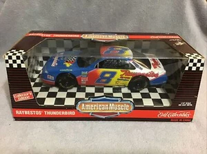 1995 Ertl American Muscle JEFF BURTON #8 Raybestos Ford 1/18 Nascar Diecast - Picture 1 of 9