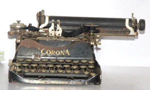 1920's Vintage Altes Eisen & Messing Smith & Corona Schreibmaschine Rare Sammel - Photo 1/10