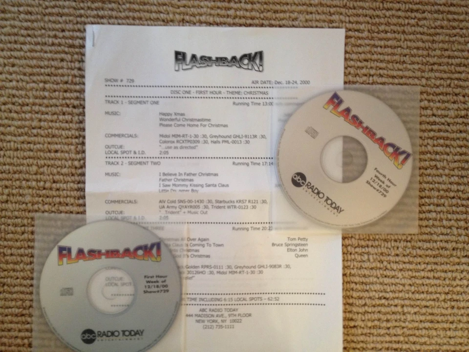 Radio Show: FLASHBACK 2 HR VERSION 9/23/02 JOE WALSH,EDDIE MONEY,CARS,KANSAS,U2 - Image 1 of 1