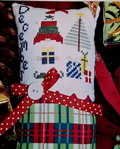 Dezemberwichtel - Serie Wichteljahr - Weihnachten - Kreuzstichkarte - Bild 1 von 2