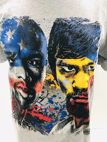 Floyd Mayweather Jr. VS. Manny Pacquiao boxing T-Shirt size SMALL Cover