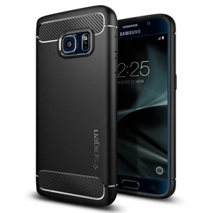 Spigen Galaxy S7 Case Rugged Armor Black - Picture 1 of 1