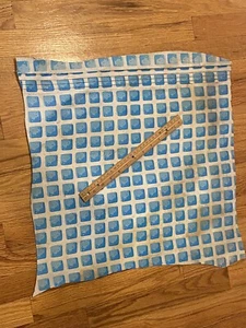 USED LARGE SQUARE INTEX POOL LINER PATCH - MEASURES ABOUT 20 INCHES BY 19 INCHES - Picture 1 of 5