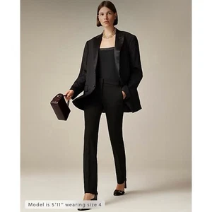 Neu mit Etikett J. Crew 0T Tall Slim Tapered Pant Four-Season Stretch Black - Bild 1 von 6