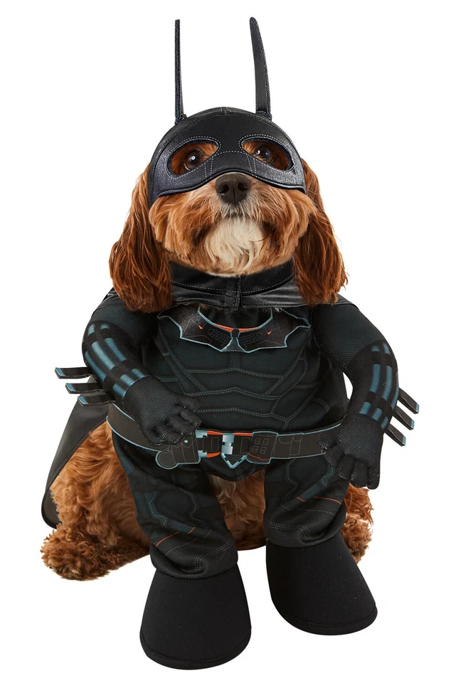 Batman Dog Costume – Size L – Pet Halloween Outfit – Rubie’s – The Batman Mo