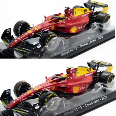 Bburago 1:24 2022 F1 SF-75 #16 / #55 Diecast Model Car - Image 1 of 4