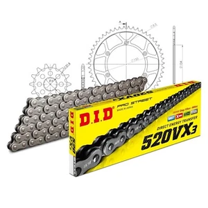 Kettensatz Kettenkit DID Set Stealth 520VX3 Clipschloss gold - Bild 1 von 4