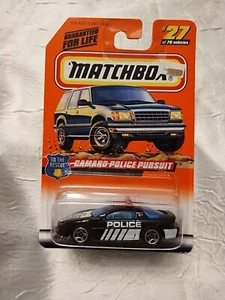 Vintage Matchbox Police To The Rescue Series Camaro Police Pursuit #27 - Picture 1 of 9