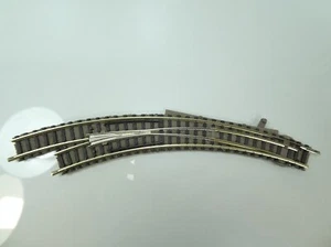 Fleischmann - 9168 - Spur N - Bogenweiche links mit Herzstück - TOP - #8475 - Bild 1 von 2