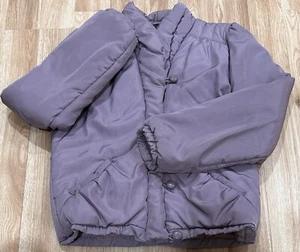 Vintage Grandma Aspen Retro Lila Winter Mantel Jacke Damen Große 70’s 80’s - Bild 1 von 18