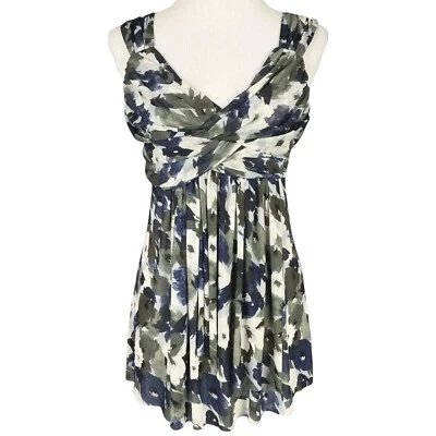 Camiseta Babydoll Vintage Y2K Para Mujer Grande Hada Lechera Estampado Floral Malla Tanque Boho Foto 1 de 4