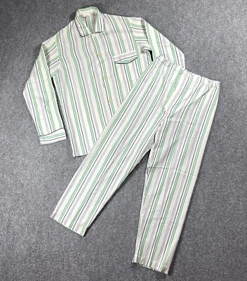 Conjunto de pijama Arnys Paris vintage años 50 para hombre talla pequeña A38 camisa y pantalón a rayas años 60 Foto 1 de 4