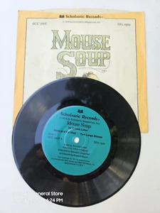 Vintage 1978 Scholastic Records: Mouse Soup by Arnold Lobel - 7" 33 RPM - Imagen 1 de 5