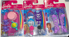 Lot 3~ Barbie Dreamtopia Doll Princess Accessories Packs Tea Party Shoes Jewelry