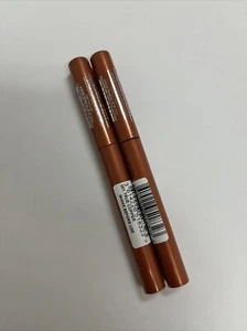 RIMMEL WonderProof 24hr Waterproof Colour Eyeliner TRUE COPPER 001 New 2 Pieces - Picture 1 of 3