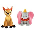 Dumbo Flying Elephant & Bambi Deer Kohl's Plush Soft Doll Set 11"
