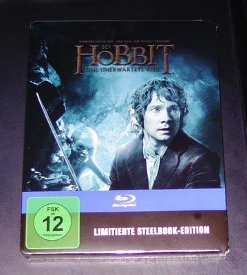 DER HOBBIT EINE UNERWARTETE REISE LIMITIERTE STEELBOOK EDITION BLU RAY NEU & OVP - Bild 1 von 2