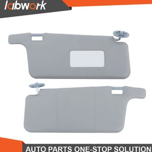 Labwork Left&Right Interior Sun Visors For 1996-2001 Honda Civic Gray Color LHD - Picture 1 of 22