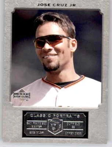 2003 Upper Deck Classic Portraits Jose Cruz Jr Insert MLB UD PWE Giants #95 - Imagen 1 de 2
