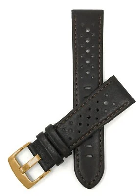 Bandini Watch Band, Leather GT Rally Strap, 14 Colors 18mm - 24mm Extra Long Too - Image 1 of 4