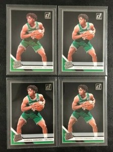 LOT/4 - 2019/20 Clearly Donruss Rated Rookie CARSEN EDWARDS Celtics RC #81