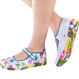Hot Chocolate Design Chocolaticas Rainbow Jax Maryjane Flats Shoes EU 40 US 10 - Picture 1 of 18