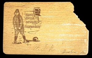 Prisoner w/ Ball & Chain "Have Been Detained Unavoidably" Undivided Posted 1906 - Picture 1 of 2