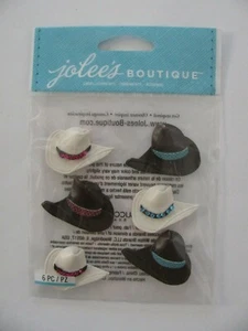 Jolees Boutique Dimensional Embellishments COWBOY HATS REPEAT NOS - Picture 1 of 1