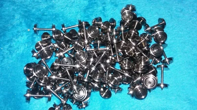 H0-Gleichstrom-Achsen für Roco und Liliput, DC-Radsätze, Neuware, einzeln