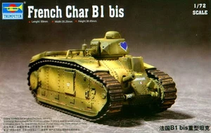 Trompetista 1/72 7263 Segunda Guerra Mundial Francia Char B1 bis tanque pesado - Imagen 1 de 1