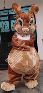Easter Bunny Brown Mascot Costume cosplay botarga halloween Claudio MASCOTS - Picture 1 of 4