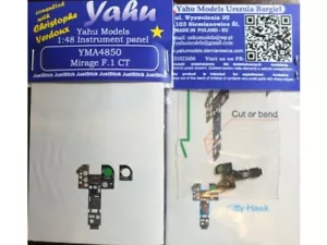 YAHU YMA4850 Mirage F.1 CT 1/48 Instrument panel - Picture 1 of 1