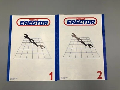 Libros Meccano Erector 1 y 2, SOLO MANUALES Foto 1 de 4