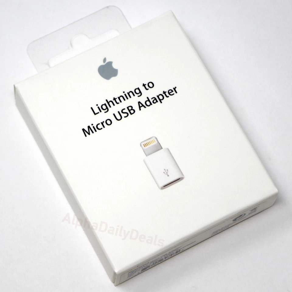 NEW Genuine Apple Lightning to Micro USB Adapter A1477 - Image 1 of 3